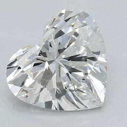 Loose HEART SHAPE LAB GROWN CVD Diamond 1.00 Cts E Color VS2 IGI CERTIFIED