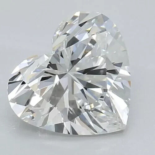 Loose HEART SHAPE LAB GROWN CVD Diamond 1.00 Cts E Color VS2 IGI CERTIFIED