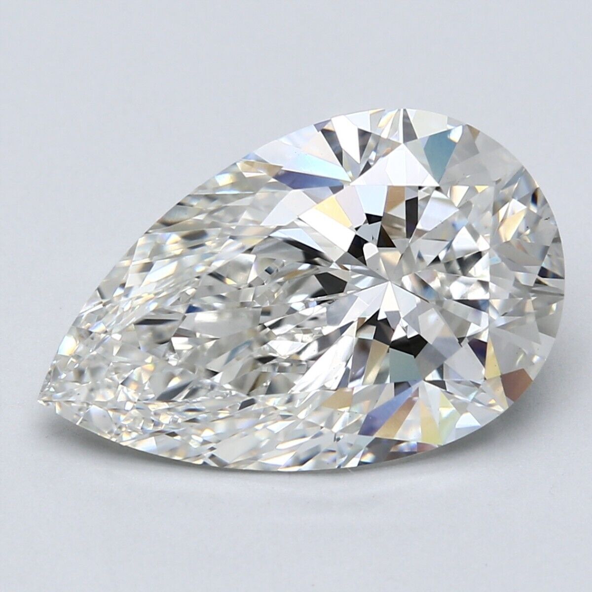 PEAR SHAPE 7.56 Cts F VS1 IGI Certified Lab Grown CVD Diamond Best for Rings