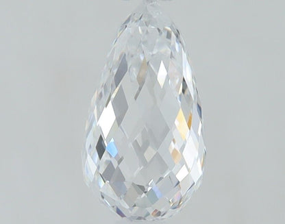 Lab Grown Diamond HPHT Briolette 0.58 Cts F VS1 Clarity Loose Diamond