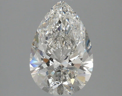 PEAR Cut Lab Grown 2.07 Ct IGI Certified CVD Diamond F Color SI1 WITH FREE SHIP.