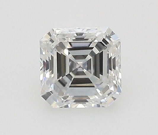 0.31 Ct ASSCHER Cut LAB GROWN CVD Diamond E Color VS1 Clarity IGI CERTIFIED