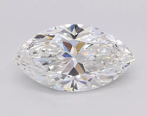 MARQUISE Cut 3.70 Cts IGI Certified Lab Grown CVD Diamond G Color VS2 Clarity