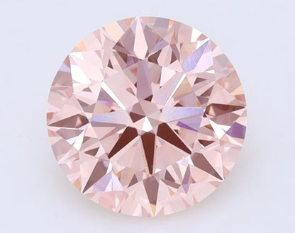 Round 2.54ct Fancy Intense Pink VS1 IGI Certified CVD Lab Grown LOOSE Diamond