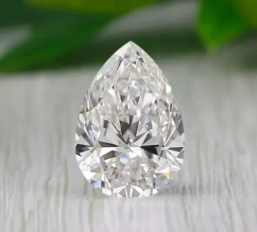 PEAR Cut 2.36 Cts G Color VS2 Clarity LAB GROWN CVD Diamond WITH FREE SHIPING