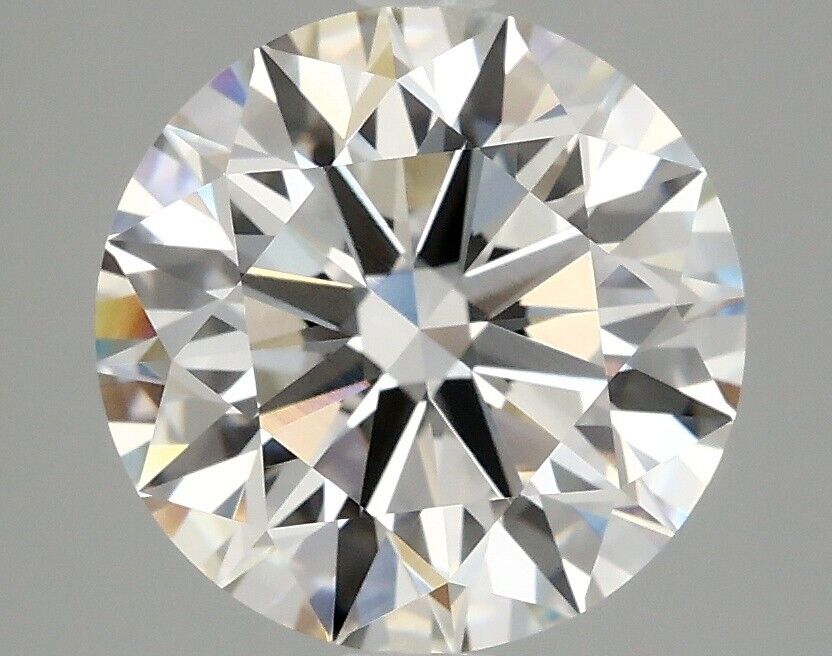 Round Excellent Cut 3.54 cts H VVS2 IGI Certified CVD Lab Grown Loose Diamonds