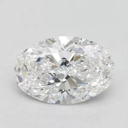 OVAL Cut 2.02 Cts F Color SI1 Clarity GIA Certified Lab Grown CVD Diamond