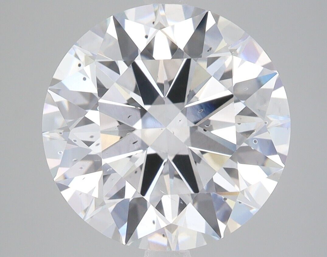 Round SHAPE 5.33 Cts F Color SI2 Clarity IGI CERTIFIED LAB GROWN CVD Diamond