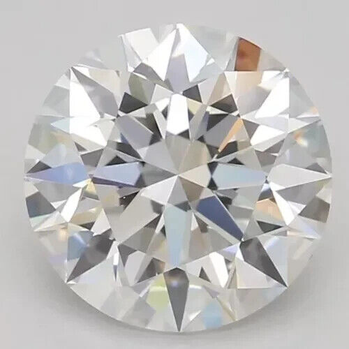 ROUND EXCELLENT CUT 1.12 Cts F VVS2 IGI CERTIFIED CVD LAB GROWN LOOSE DIAMOND