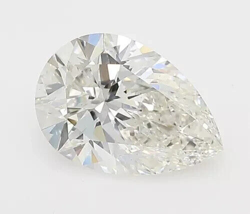 PEAR SHAPE 3.01 Cts IGI Certified Lab Grown CVD Diamond H Color VS1 Clarity