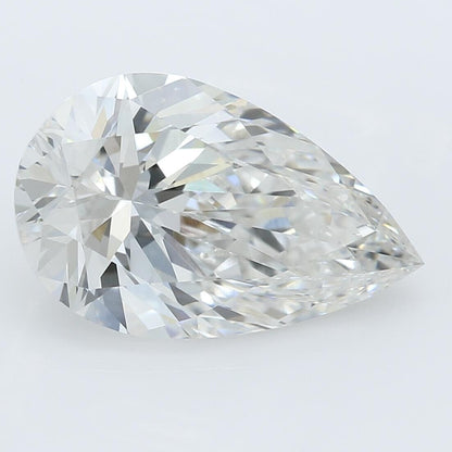 PEAR Cut 2.01 Cts I Color VS1 Clarity LAB GROWN CVD Diamond WITH FREE SHIPING