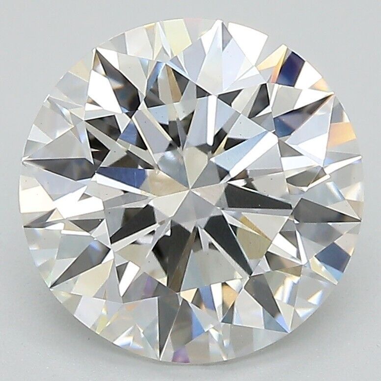 ROUND EXCELLENT CUT 3.57 Cts F VS1 IGI CERTIFIED CVD LAB GROWN LOOSE DIAMOND