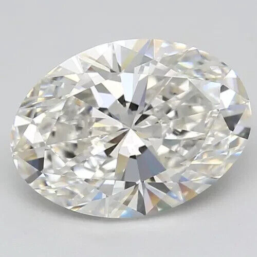 OVAL Cut Lab Grown 1.01 Cts IGI Certified CVD Diamond D Color VS2 Clarity