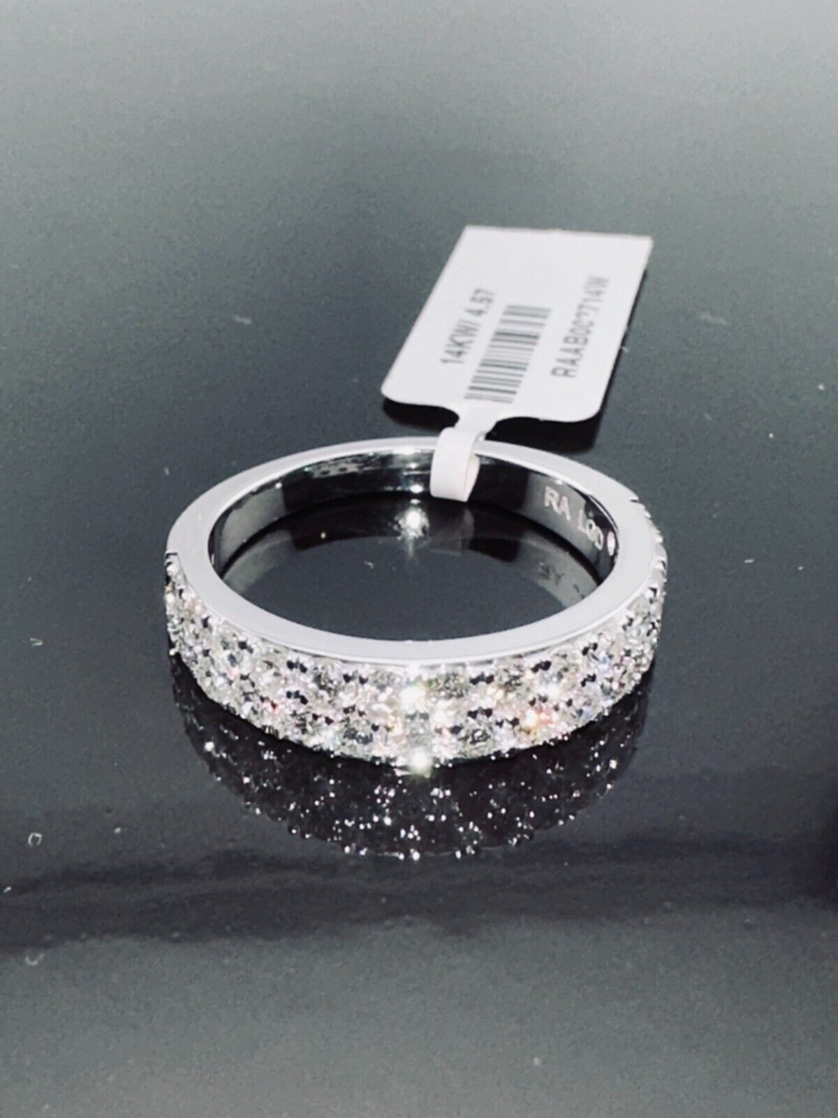Engagement Ring 1.08 Cts Lab Grown CVD Diamond F/G VS1-2 14k WHITE Gold