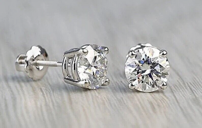 Trending Lab Created HPHT VVS-VS White Gold 1 CT to 2 CT 14K White Gold Studs