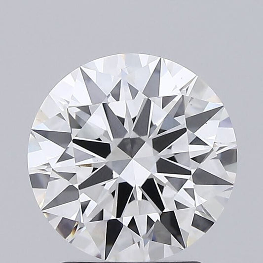 Uncertified 2.54 Cts Round Cut Lab Grown CVD Diamond E Color VS2 Clarity STONE