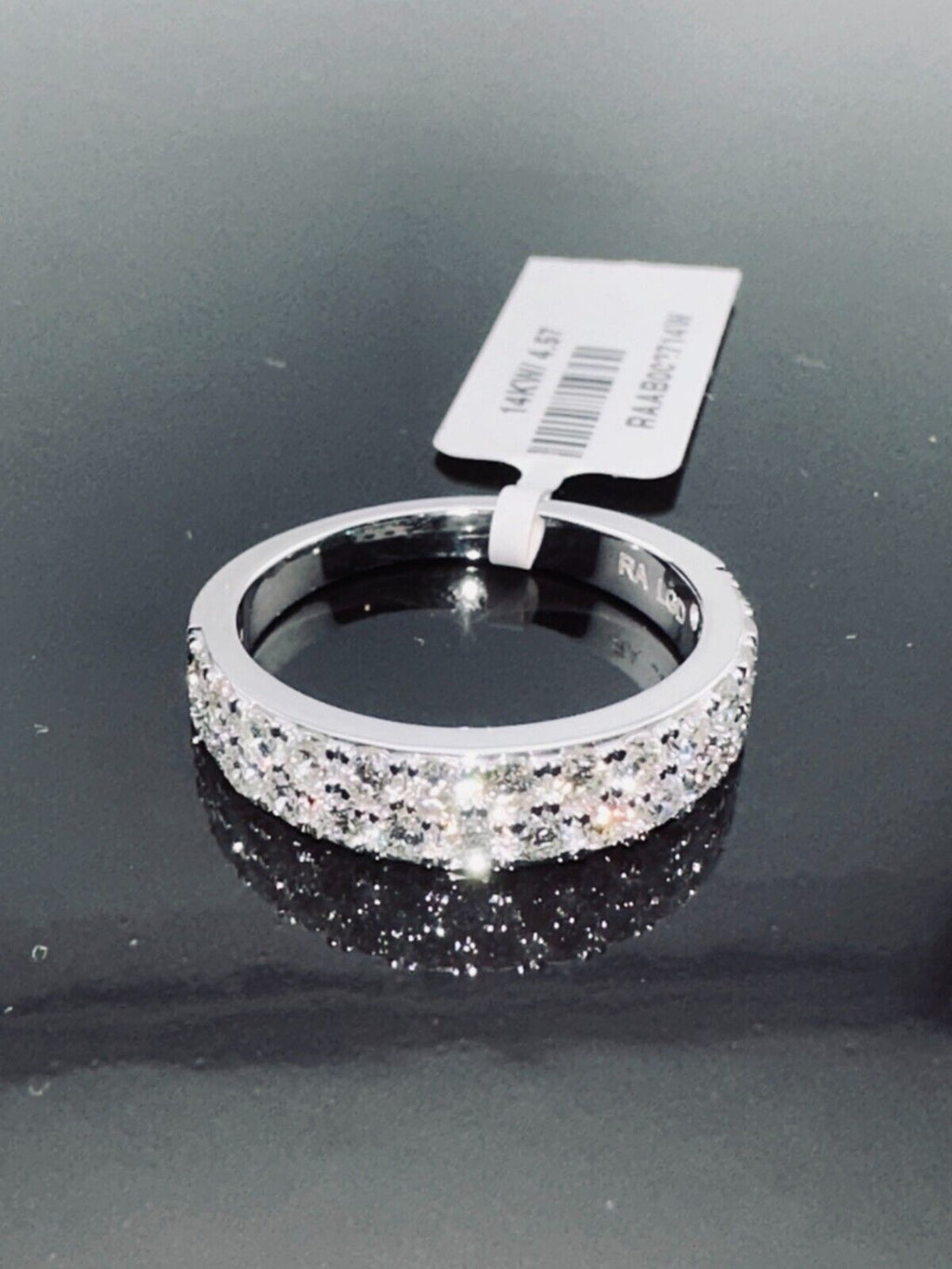 Engagement Ring 1.08 Cts Lab Grown CVD Diamond F/G VS1-2 14k WHITE Gold