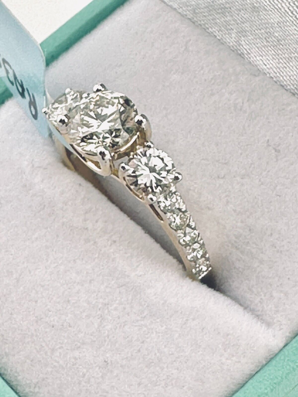 Engagement Ring 1.99 Cts Lab Grown CVD Diamond F/G VS1-2 14k WHITE Gold RING