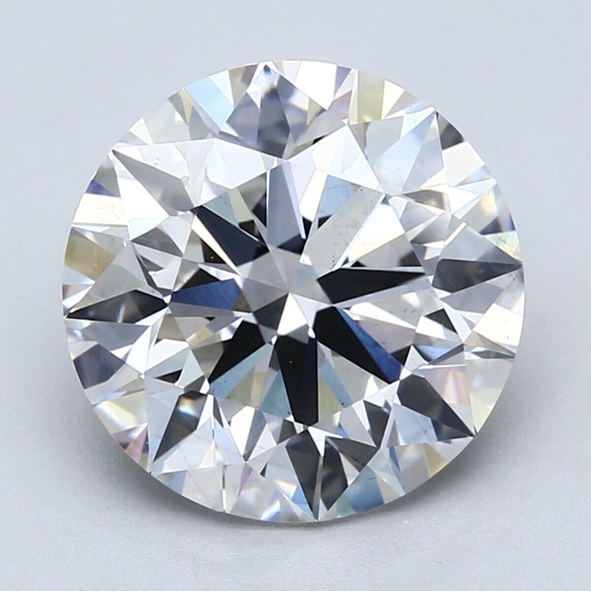 Round Lab Grown 5.22 Carat G Color VS2 Clarity STONE IGI Certified CVD DIAMOND