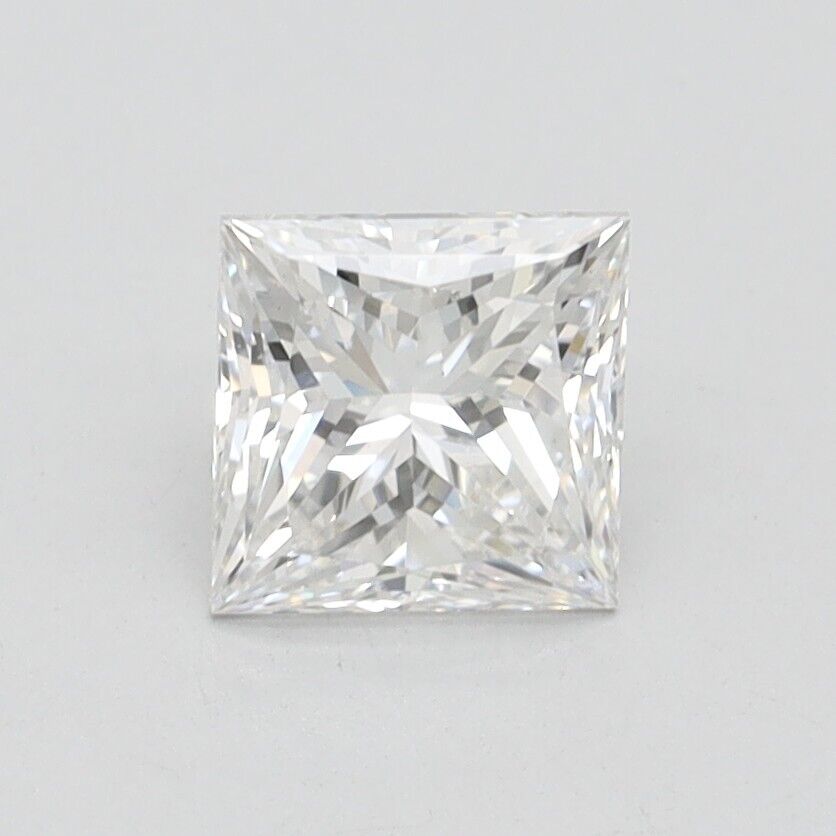 PRINCESS Cut Lab Grown 1.04 Ct IGI Certified CVD Diamond F Color VS1 Clarity