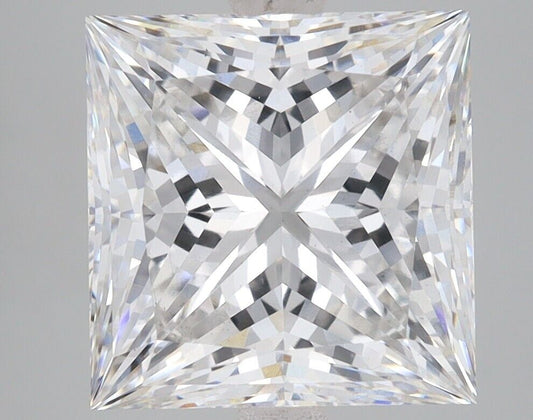 PRINCESS Cut Lab Grown 8.23 Cts IGI Certified CVD Diamond H Color VS1 Clarity