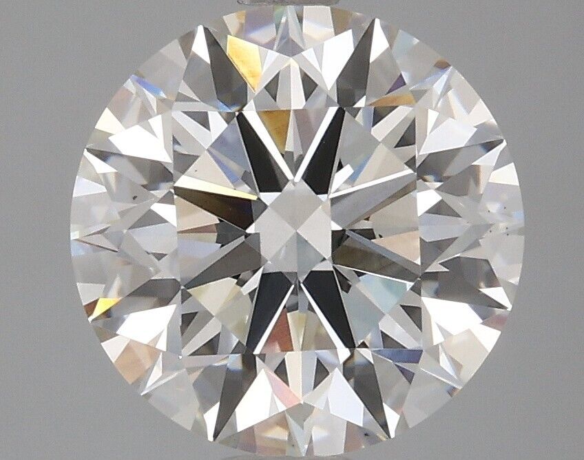 Round Excellent Cut 3.67 cts H VS2 IGI Certified CVD Lab Grown Loose Diamonds