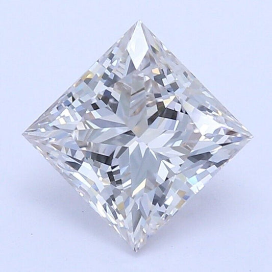 Princess Cut 0.64 Ct H Color VS1 IGI Certified Lab Grown CVD Diamond