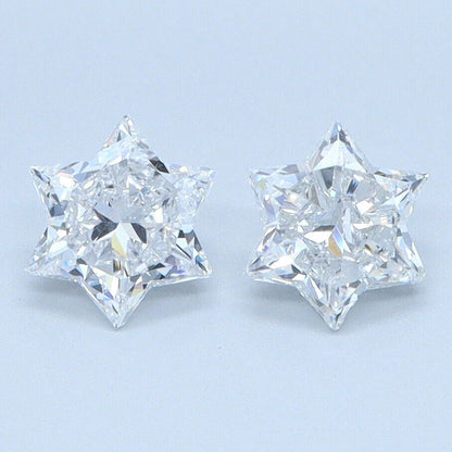 Star Pair 0.91 Ct E Color VS1 Clarity Loose CVD Diamond Best for Jewelry Making