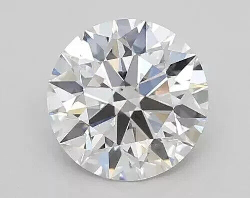 ROUND Cut Lab Grown 6.02 Cts IGI Certified CVD Diamond G Color VS1 Clarity STONE