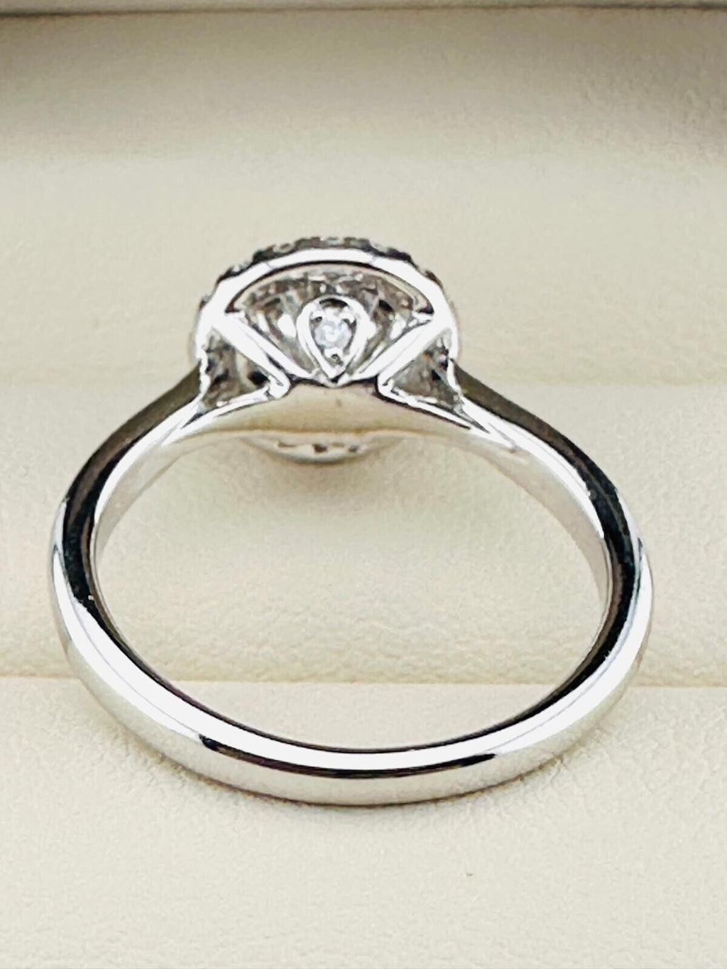 1.01 Ct ROUND F VS2 Lab Grown CVD Diamond Engagement 14K Gold Ring Size 5.5