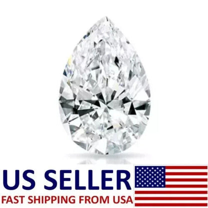 PEAR SHAPE 3.48 Cts IGI Certified Lab Grown CVD Diamond G Color VS1 Clarity