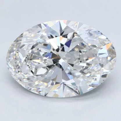 OVAL Cut Lab Grown 1.09 Cts IGI Certified CVD Diamond E Color VS2 Clarity