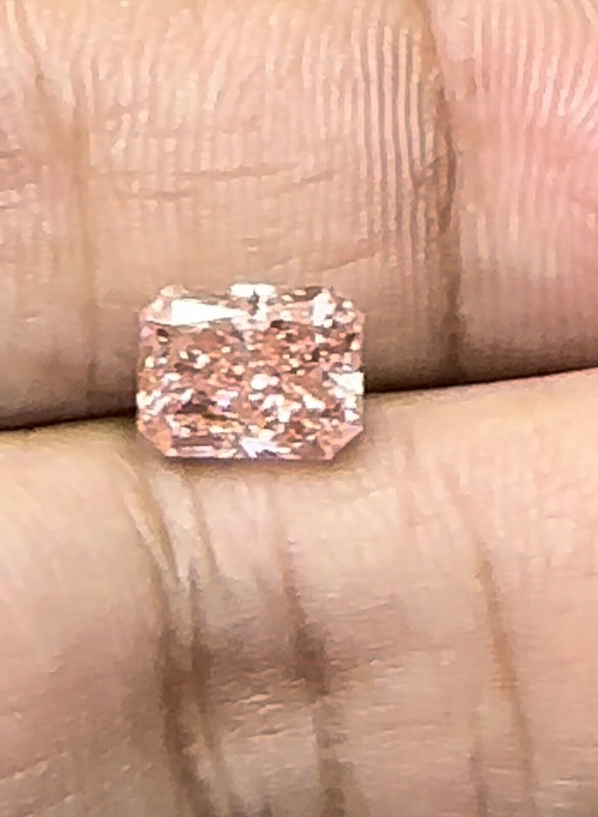 Radiant 2.45 carat Fancy Vivid Pink VS1 IGI Certified Lab Grown CVD Diamond