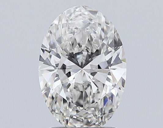 OVAL Cut 3.02 Cts IGI Certified Lab Grown CVD Diamond H Color VS2 Clarity STONE