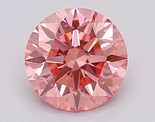 Round 1.02 Cts Fancy Vivid Pink VS1 IGI Certified CVD Lab Grown LOOSE Diamond