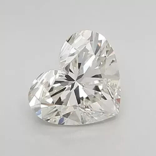 LAB GROWN IGI CERTIFIED CVD Diamond 0.97 Cts HEART SHAPE E Color VS1 Clarity