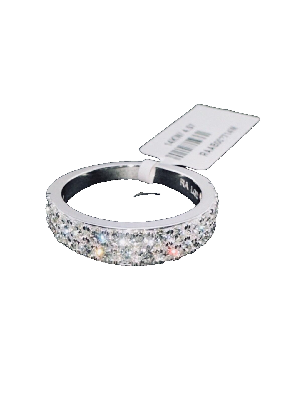 Engagement Ring 1.08 Cts Lab Grown CVD Diamond F/G VS1-2 14k WHITE Gold