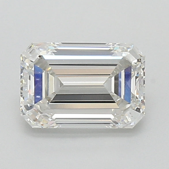 Lab Grown 1.72 Ct EMERALD Cut IGI Certified CVD Diamond G Color VS1 Clarity
