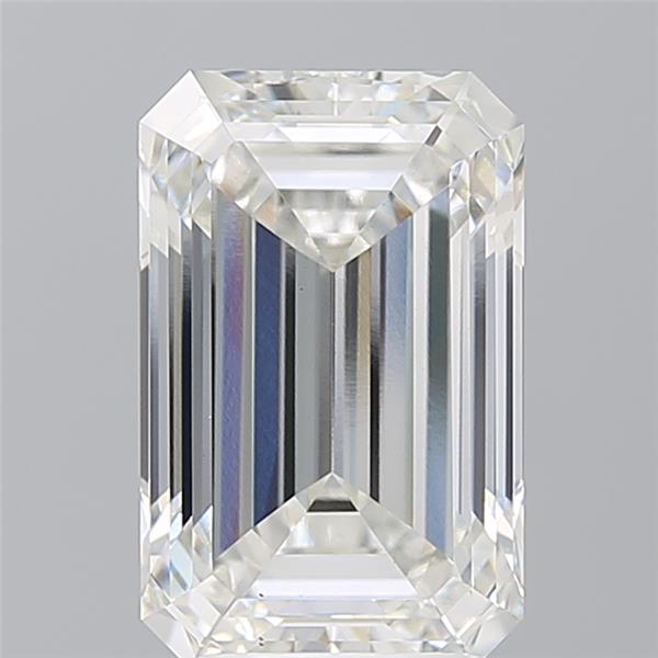 Lab Grown 4.01 Ct EMERALD Cut IGI Certified CVD Diamond G Color VS1 Clarity