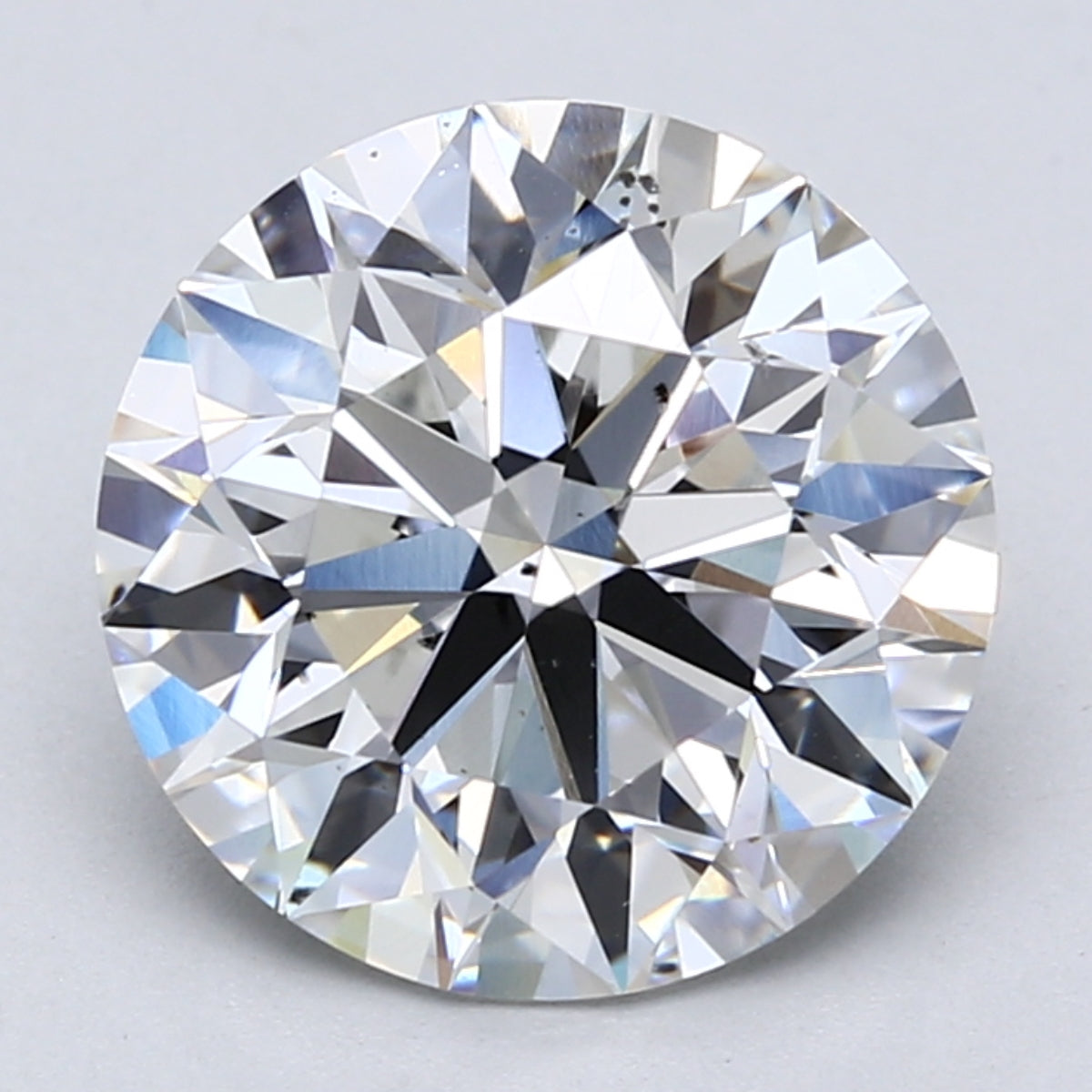 Lab Grown 4.01 Ct ROUND Cut IGI Certified CVD Diamond E Color SI1 Clarity