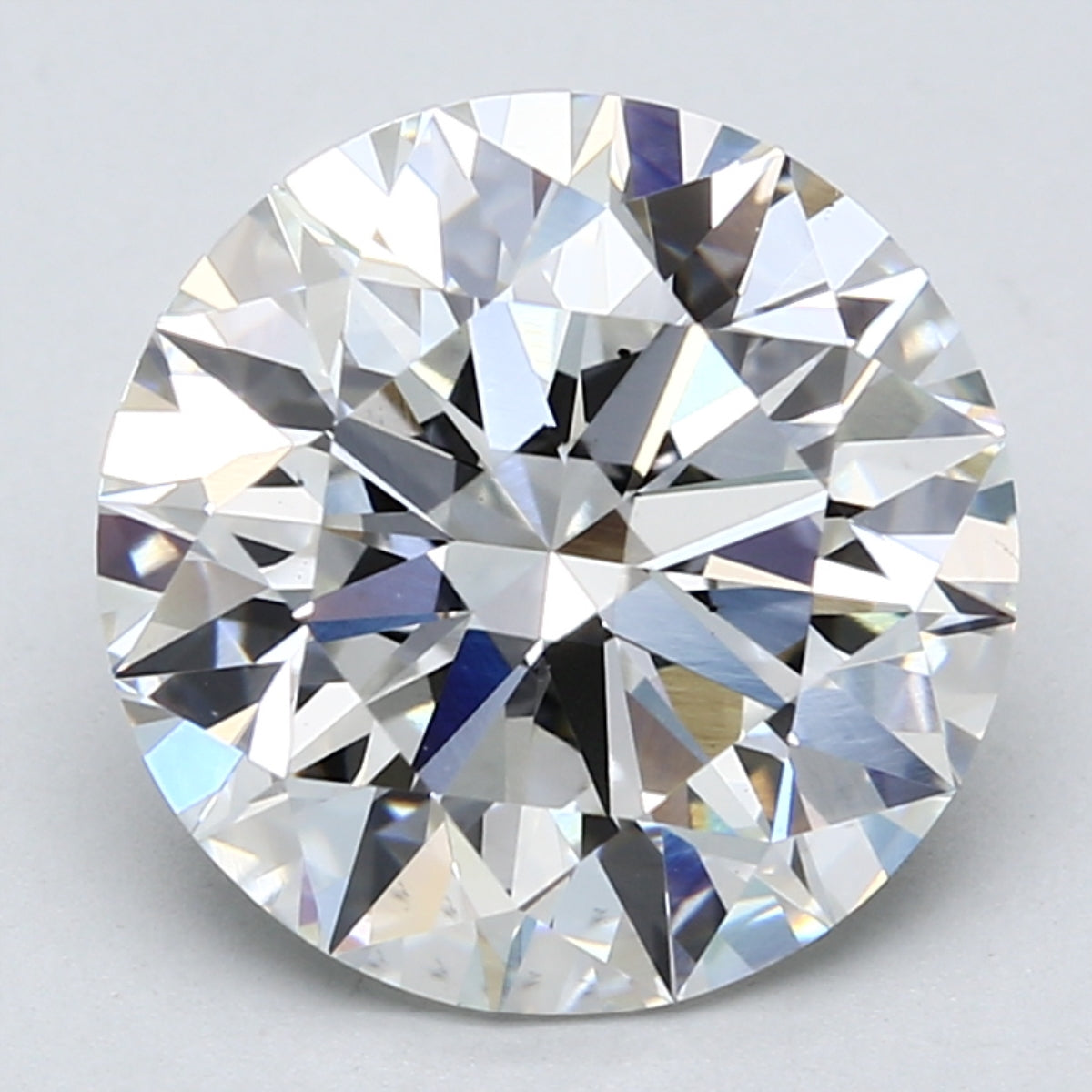 Lab Grown 5.36 Ct ROUND Cut IGI Certified CVD Diamond F Color VS2 Clarity