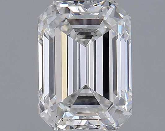 Lab Grown 1.04 Ct EMERALD Cut IGI Certified CVD Diamond E Color VS2 Clarity