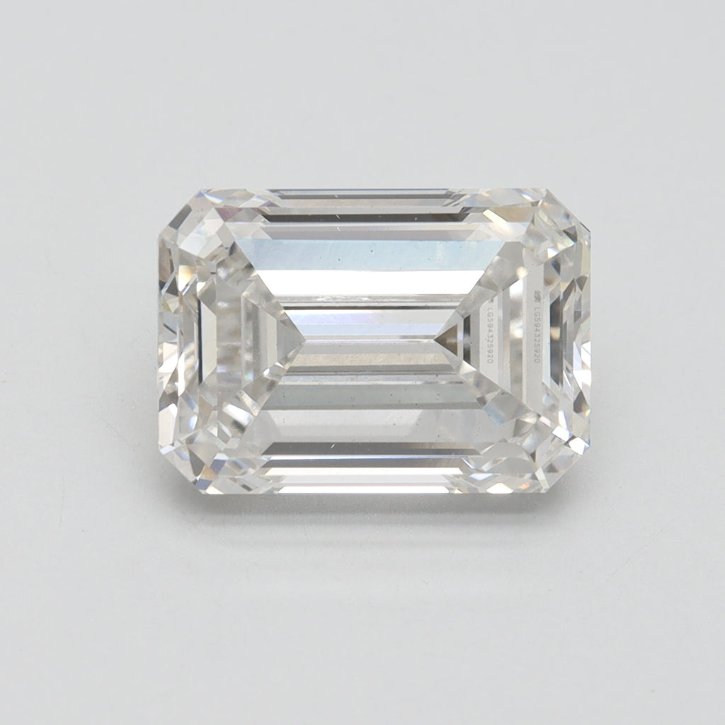 Lab Grown 5.02 Ct EMERALD Cut IGI Certified CVD Diamond H Color VS2 Clarity