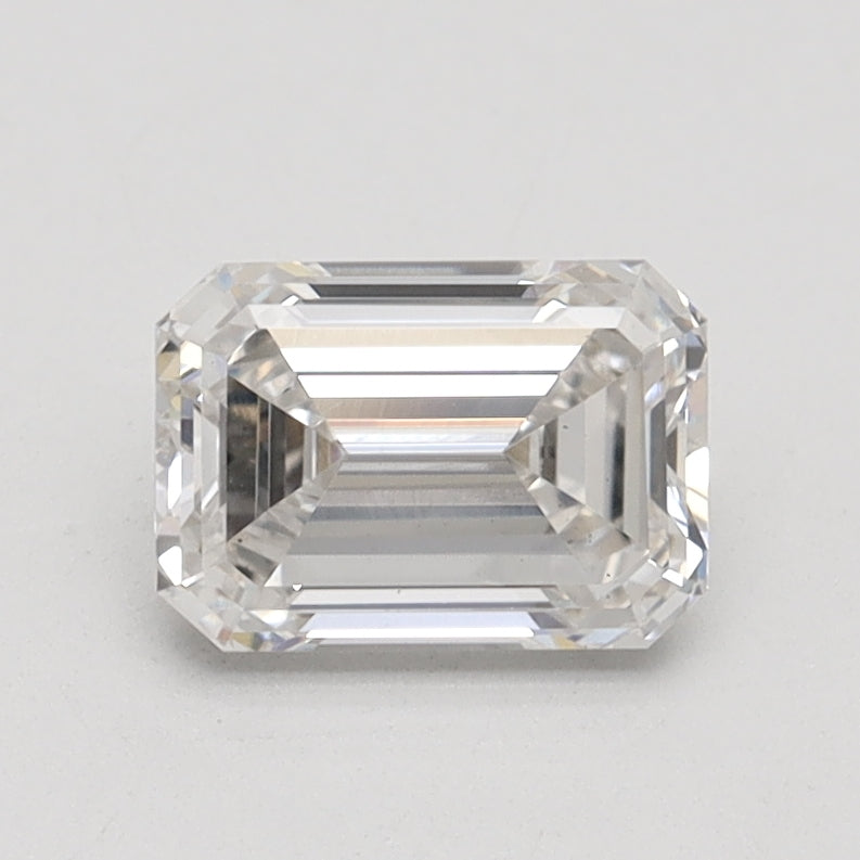 Lab Grown 1.08 Ct EMERALD Cut IGI Certified CVD Diamond H Color VS2 Clarity