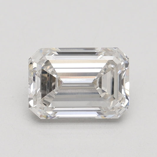 Lab Grown 1.08 Ct EMERALD Cut IGI Certified CVD Diamond H Color VS2 Clarity