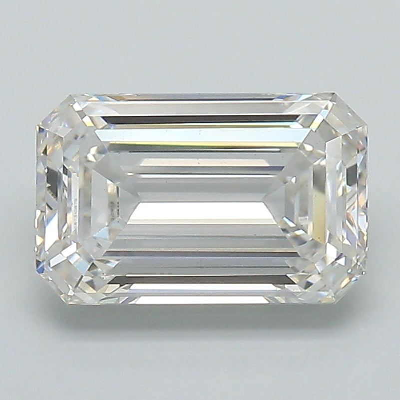 Lab Grown 2.13 Ct EMERALD Cut IGI Certified CVD Diamond G Color VS1 Clarity