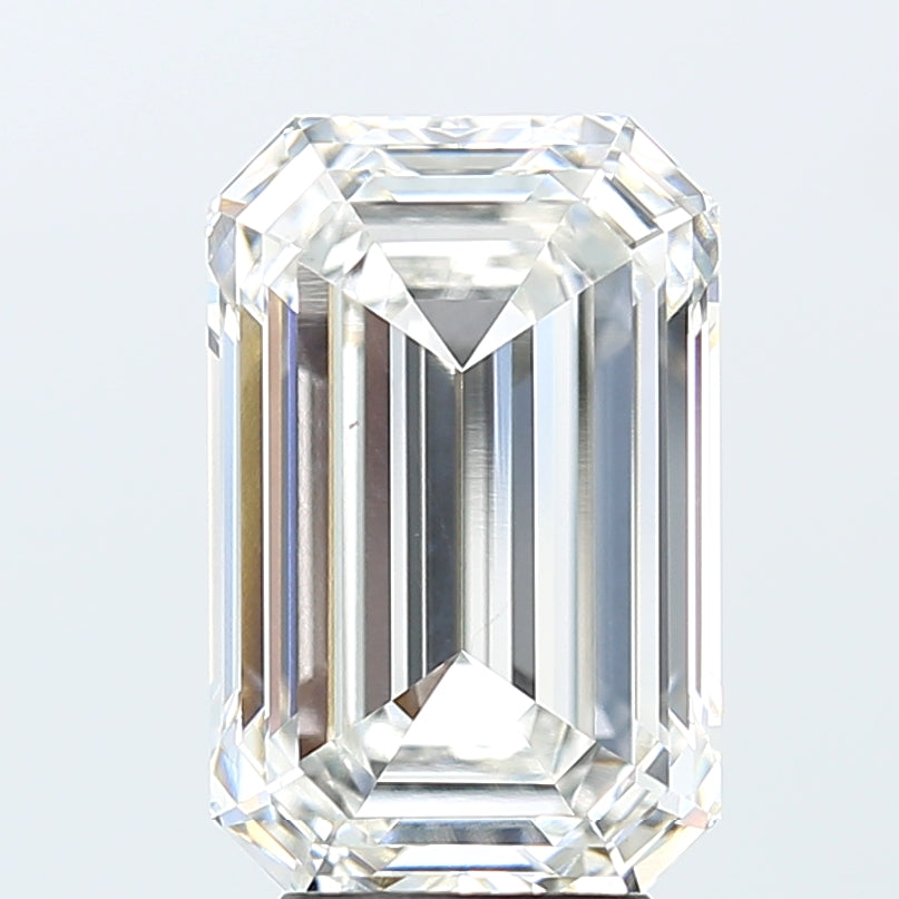 Lab Grown 5.49 Ct EMERALD Cut IGI Certified CVD Diamond G Color VS1 Clarity