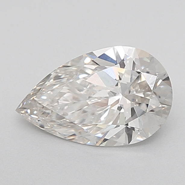 Lab Grown 1.06 Ct PEAR Cut IGI Certified CVD Diamond H Color VS1 Clarity