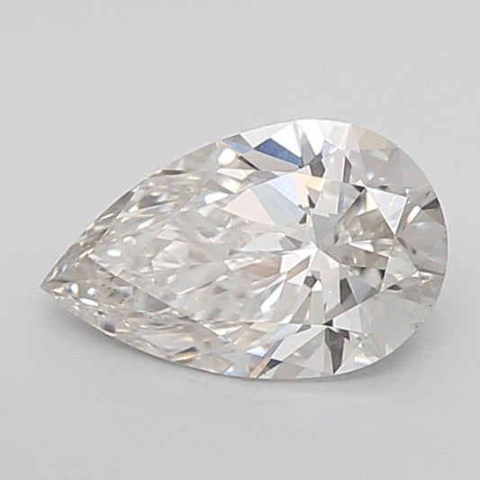 Lab Grown 1.06 Ct PEAR Cut IGI Certified CVD Diamond H Color VS1 Clarity