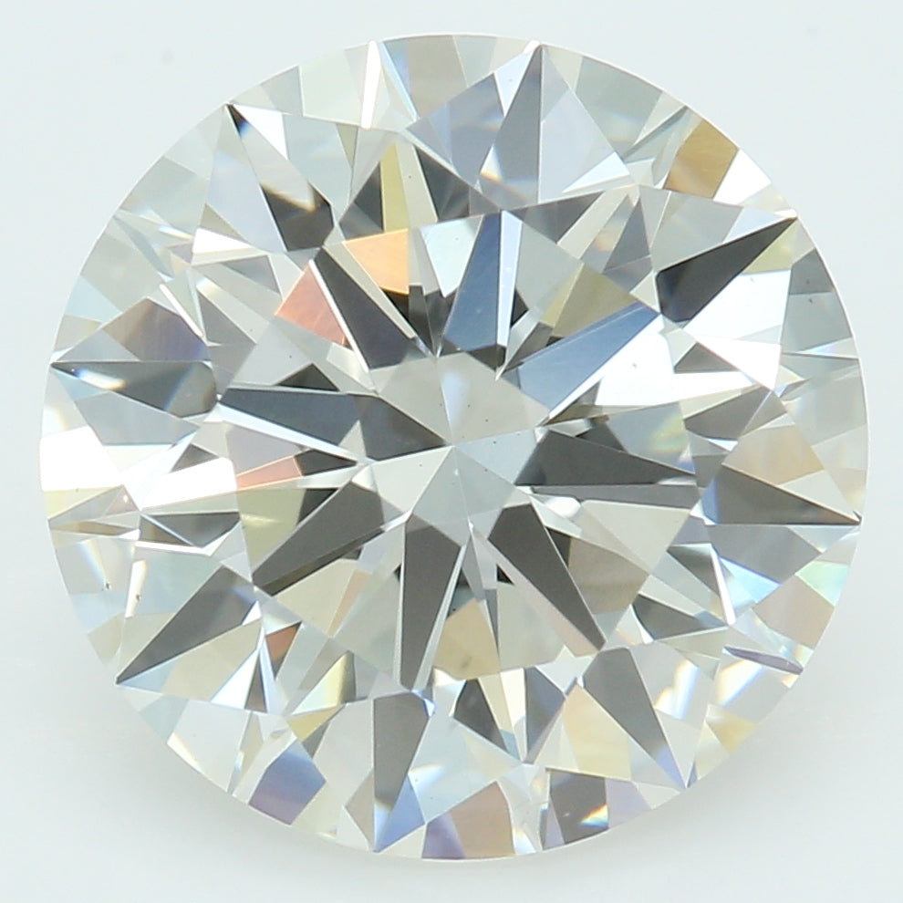 Lab Grown 3.36 Ct ROUND Cut IGI Certified CVD Diamond H Color VS1 Clarity